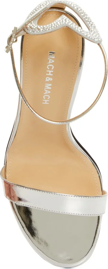 Crystal Heart Ankle Strap Sandal - Image 5