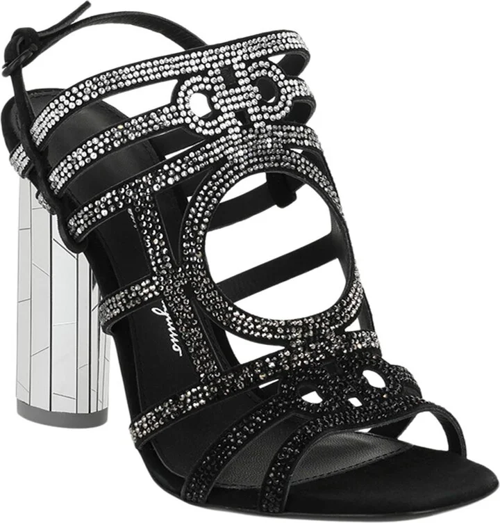 Crystal Heel Sandal