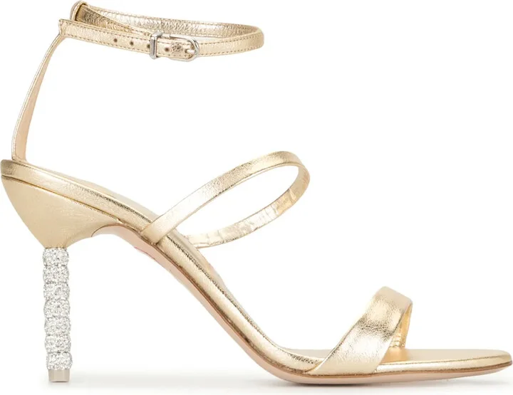 Crystal Heel Sandals