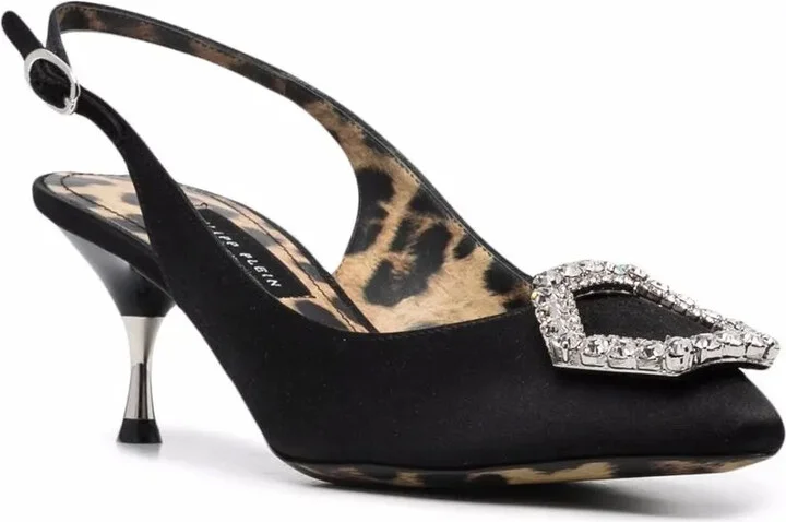 Crystal Hexagon pointed pumps - Image 2
