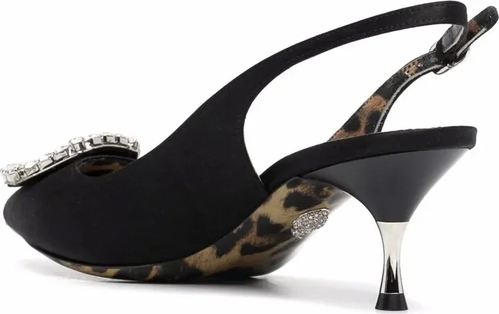 Crystal Hexagon pointed pumps - Image 3