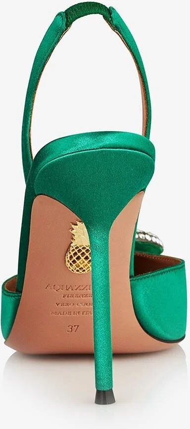 Crystal Hoop 105 Slingback Pumps - Image 2