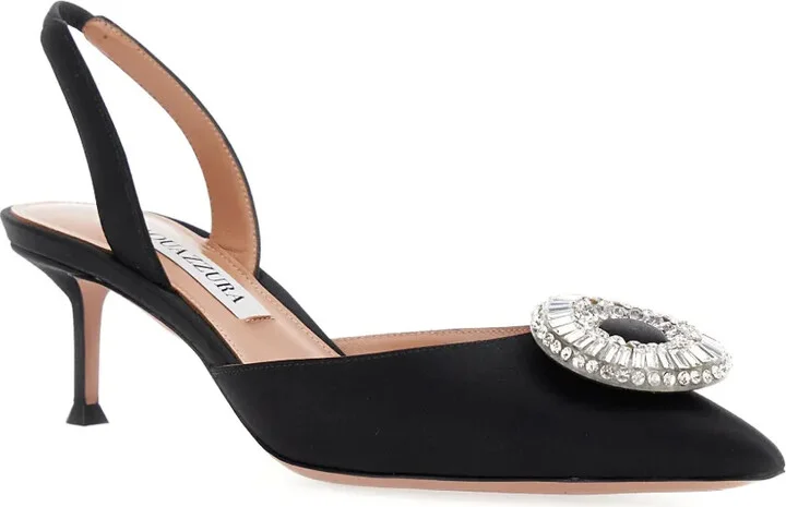 Crystal Hoop slingback pumps - Image 2