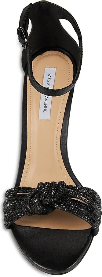 Crystal Knot Strap Sandals - Image 5