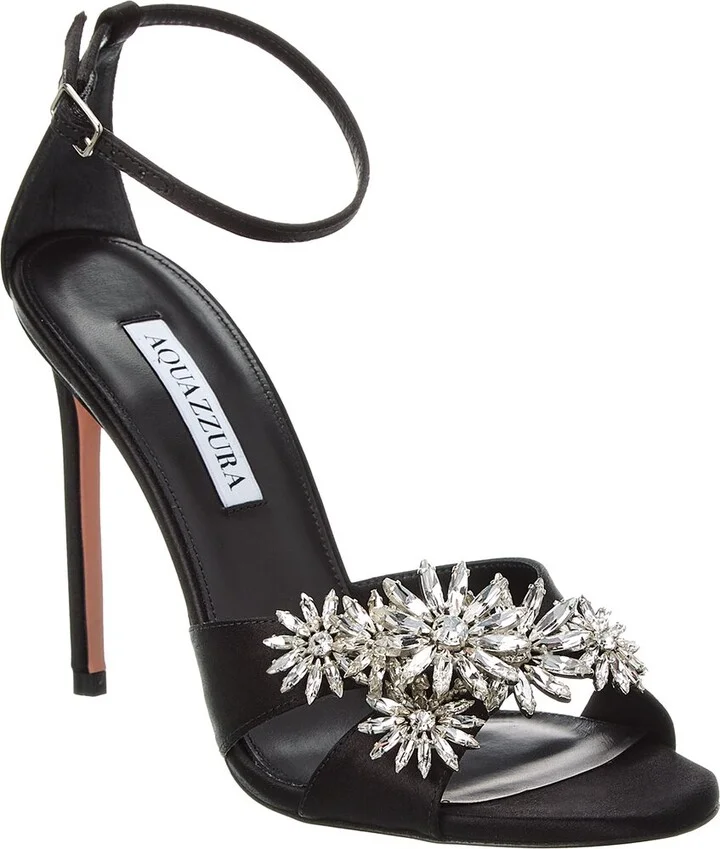 Crystal Margarita 105 Satin Sandal