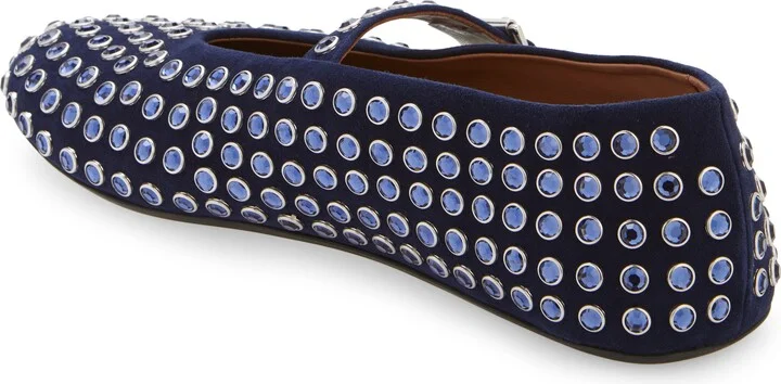 Crystal Mary Jane Ballet Flat - Image 2