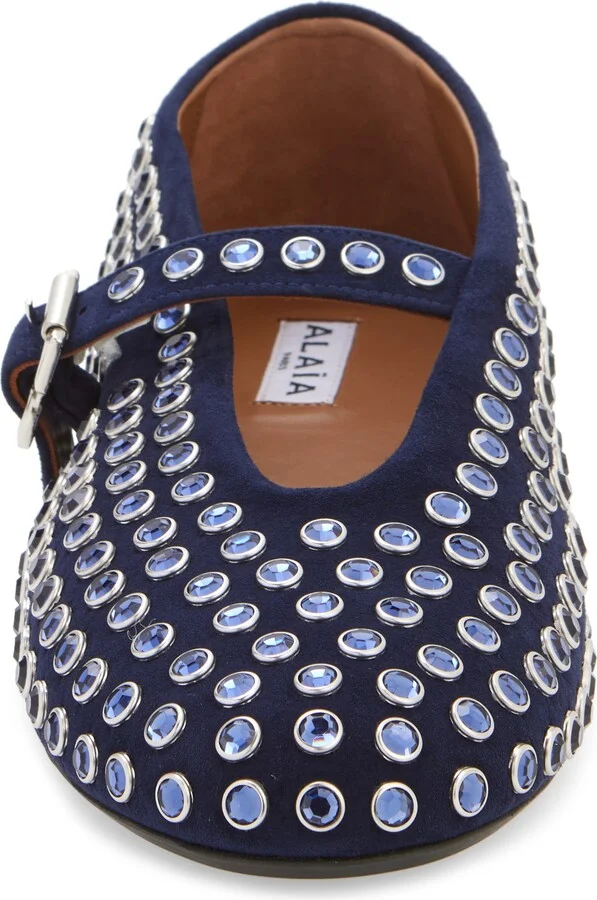Crystal Mary Jane Ballet Flat - Image 4