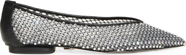 Crystal Mesh Ballet Flat - Image 3