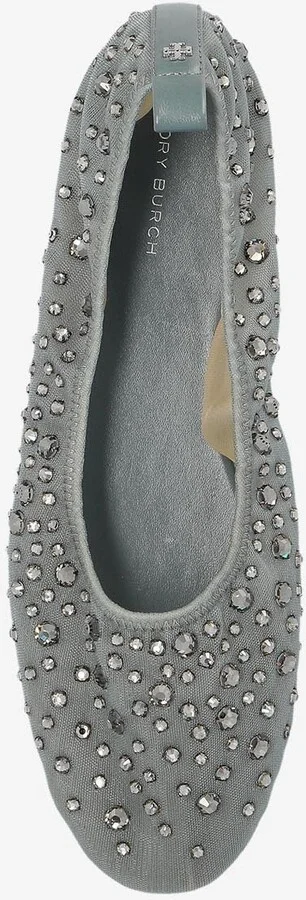 Crystal Mesh Ballet Flats - Image 3