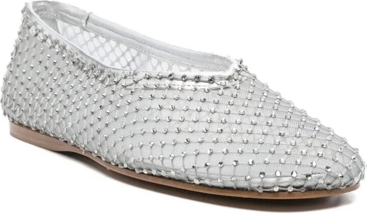 Crystal-Mesh Ballet Flats - Image 2
