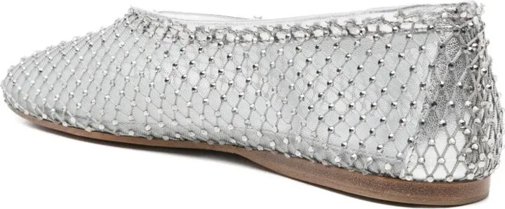 Crystal-Mesh Ballet Flats - Image 3