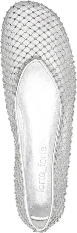 Crystal-Mesh Ballet Flats - Image 4