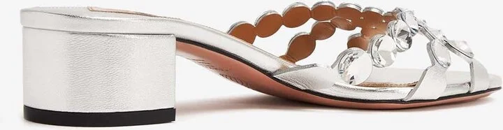 Crystal Mirage 35 Crystal-Embellished Mules - Image 2