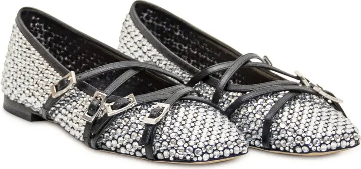 Crystal Net ballerina shoes - Image 2
