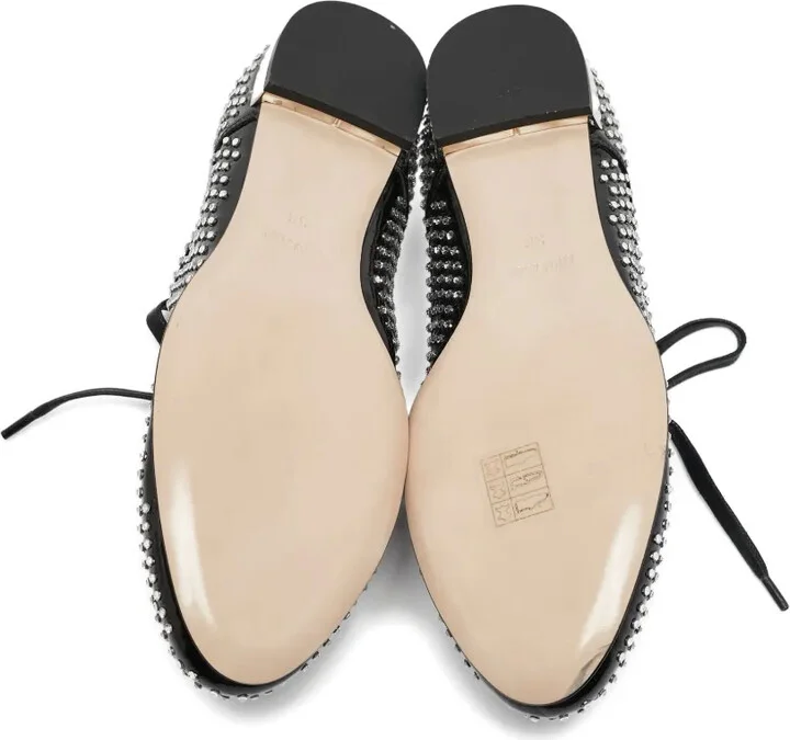 Crystal Patent Leather Shoes - Image 4
