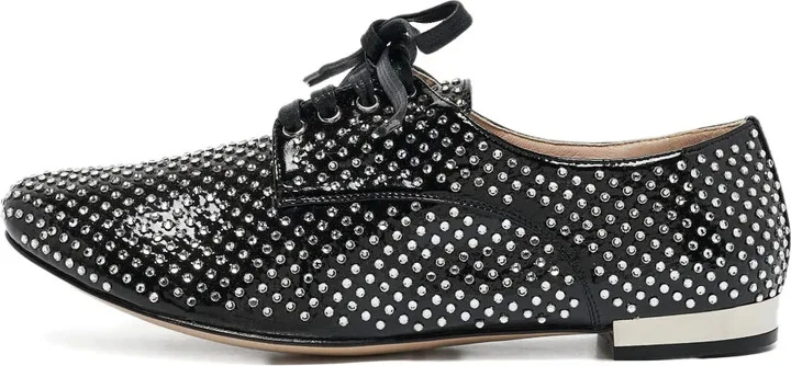 Crystal Patent Leather Shoes