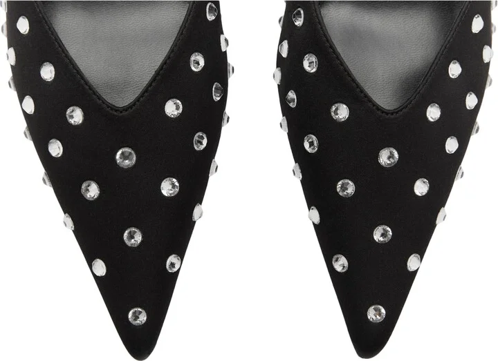 Crystal Pointed Toe Mule - Image 4