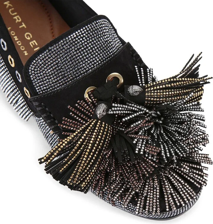 Crystal Pompom Loafer - Image 3