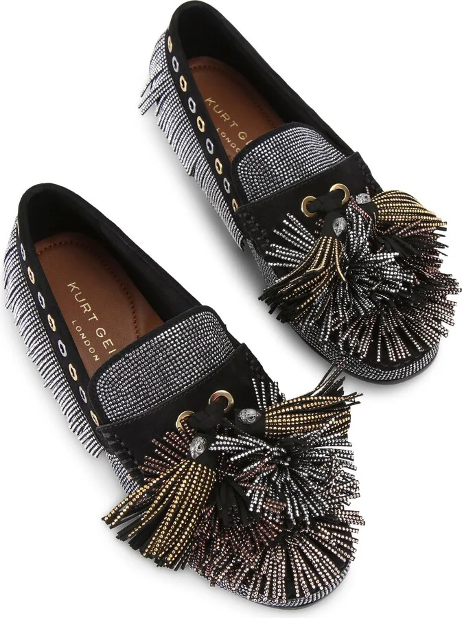 Crystal Pompom Loafer - Image 4