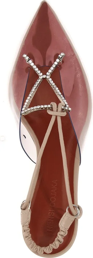 Crystal Pvc Sling Backs - Image 3