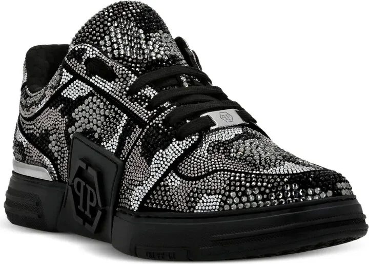 Crystal Royal Street embossed-logo sneakers - Image 2