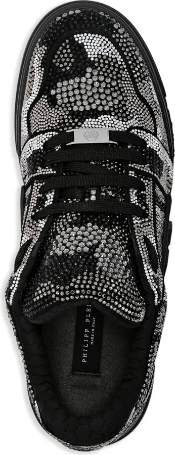 Crystal Royal Street embossed-logo sneakers - Image 3