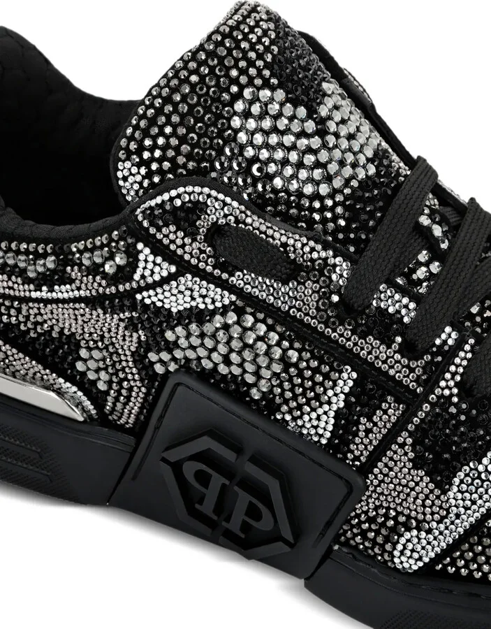 Crystal Royal Street embossed-logo sneakers - Image 4