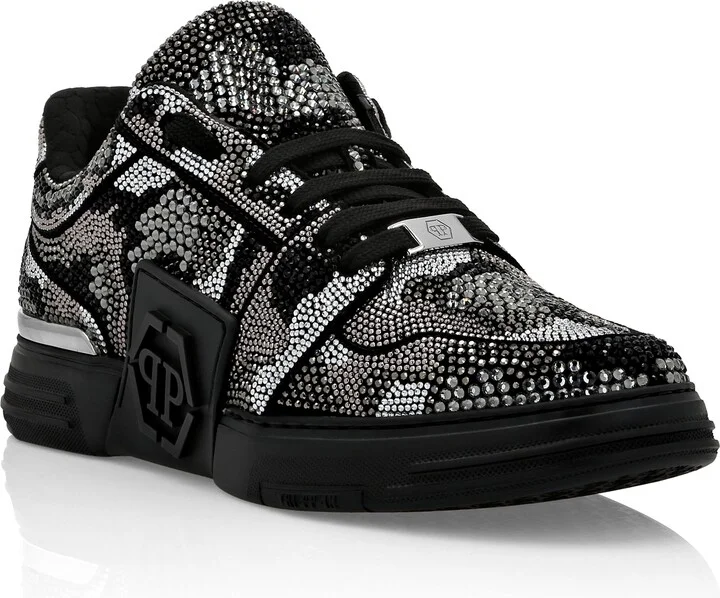 Crystal Royal Street Suede Lo-Top Sneakers Camouflage