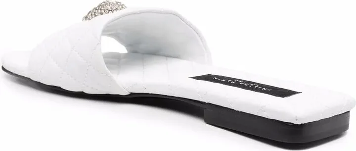 Crystal-Skull Flat Sandals - Image 3