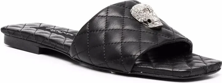 Crystal-Skull Flat Sandals - Image 2