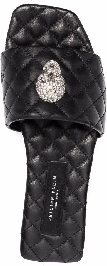 Crystal-Skull Flat Sandals - Image 4