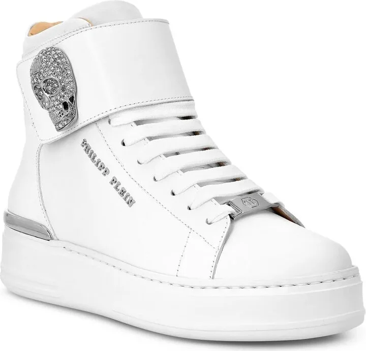 Crystal-Skull High-Top Sneakers - Image 2