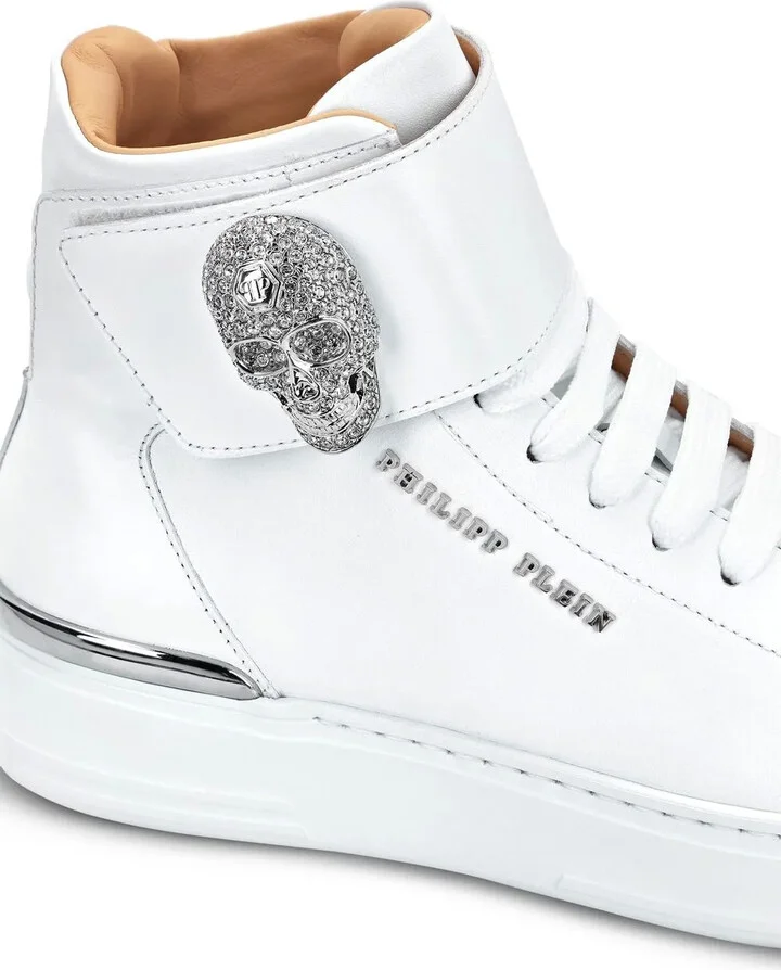 Crystal-Skull High-Top Sneakers - Image 3