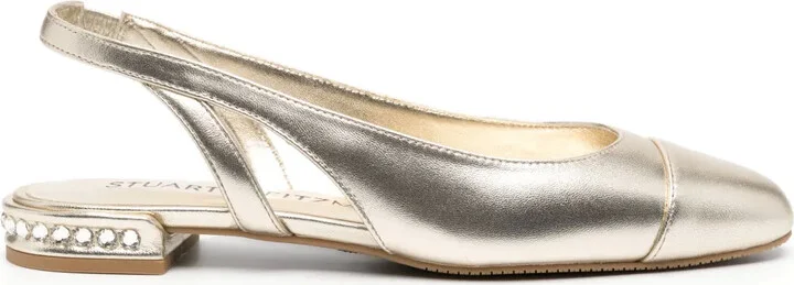 Crystal Slingback ballerina flats