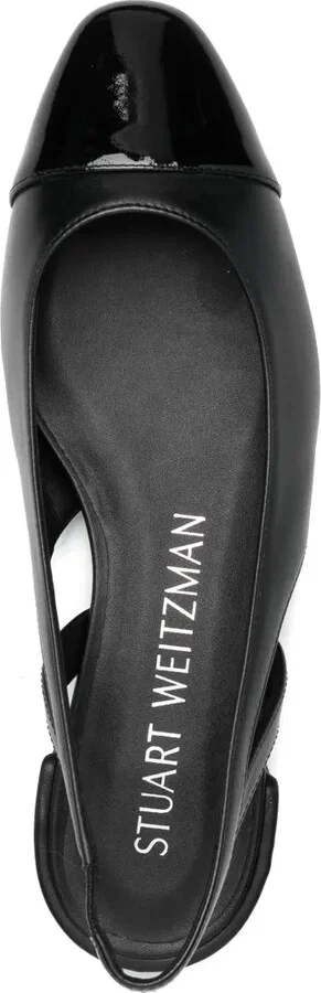 Crystal Slingback leather ballerina shoes - Image 4