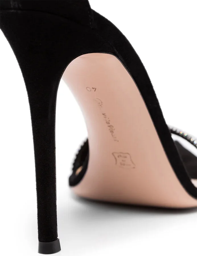Crystal Strap 115mm Sandals - Image 5