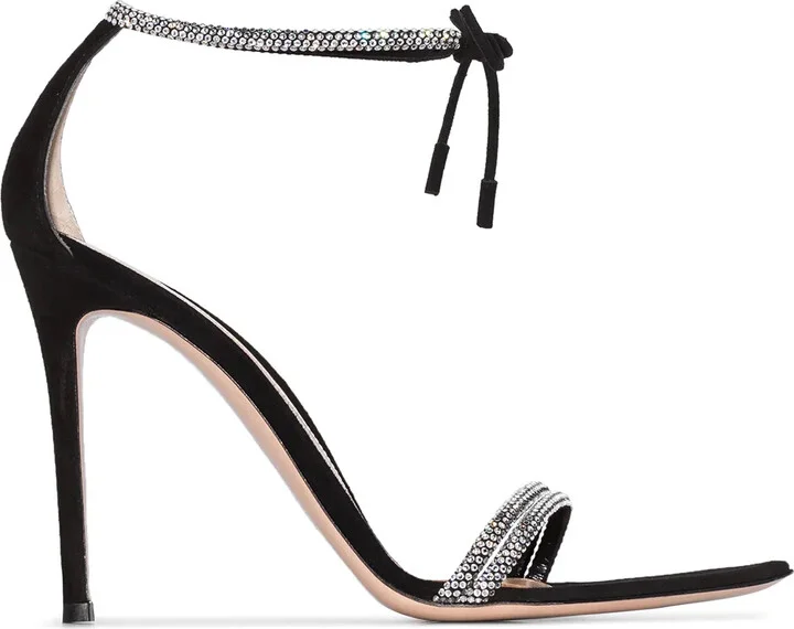 Crystal Strap 115mm Sandals
