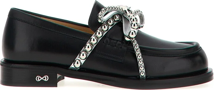 Crystal Studs Loafers