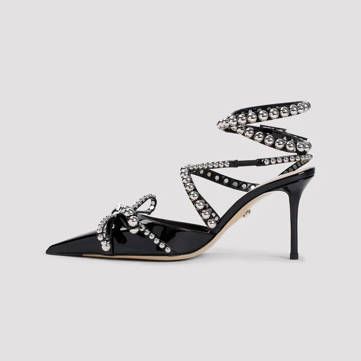 Crystal Studs Sandals - Image 4