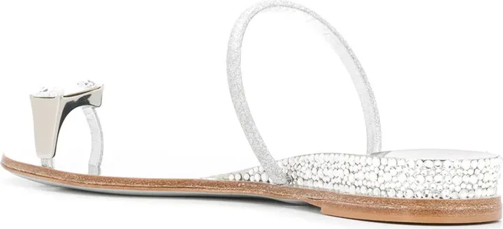 Crystal Toe Strap Sandals - Image 3