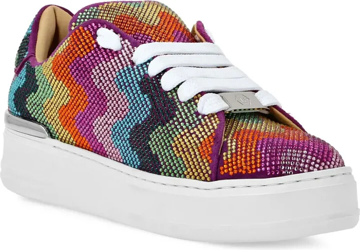 Crystal Waves Rainbow suede sneakers - Image 2