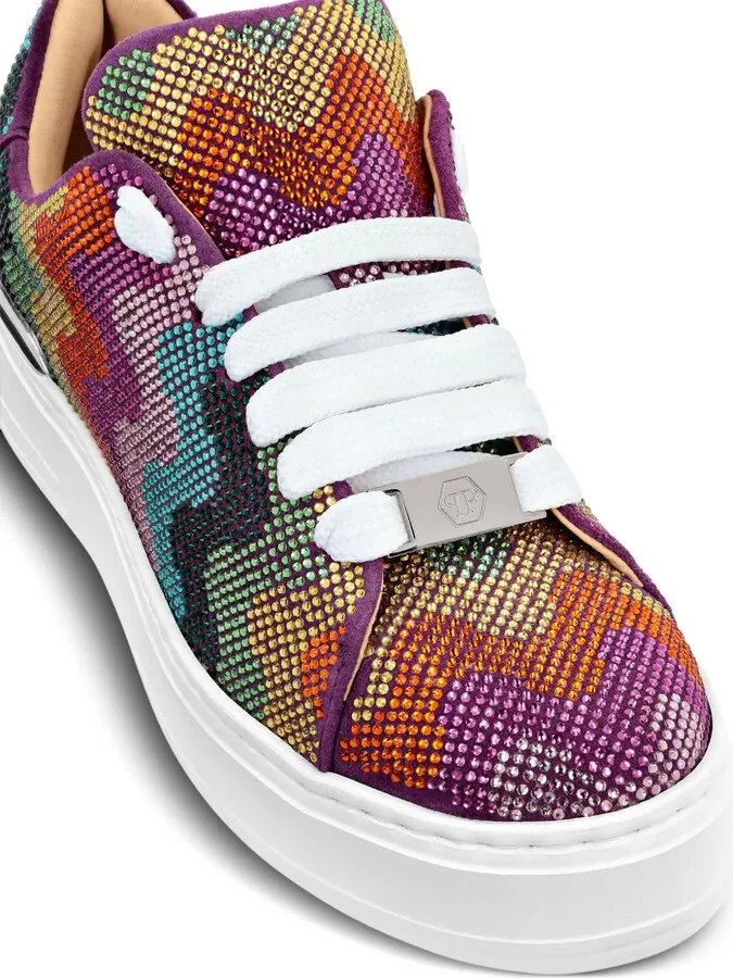 Crystal Waves Rainbow suede sneakers - Image 4