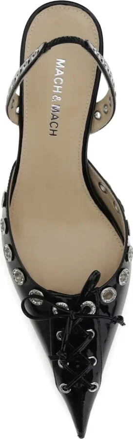 Crystallised Corset Slingback Pumps - Image 4