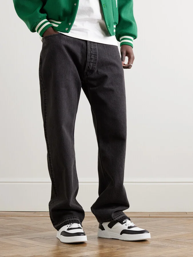 CT-07 Rubber-Trimmed Leather Sneakers - Image 2