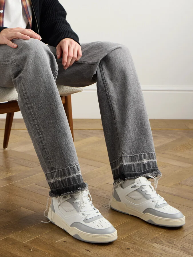 CT-09 Leather, Rubber and Mesh Sneakers - Image 2