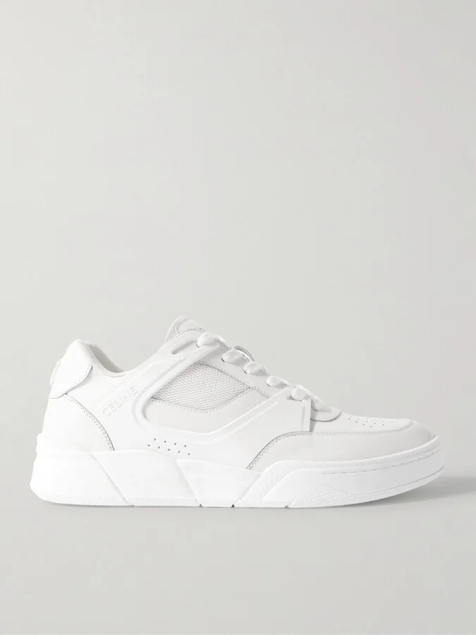CT-09 Leather, Rubber and Mesh Sneakers