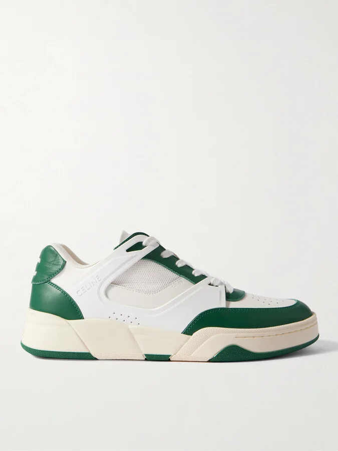 CT-09 Leather, Rubber and Mesh Sneakers
