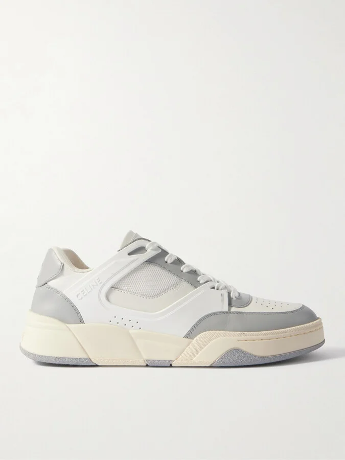 CT-09 Leather, Rubber and Mesh Sneakers