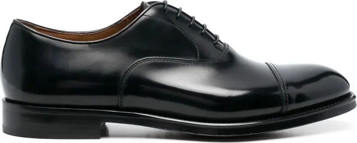 Cuban Heel Formal Derby Shoes