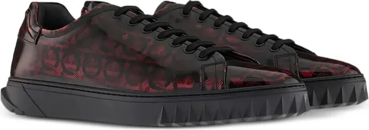 Cube Gancini-print lace-up sneakers - Image 2